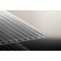 T&J Doppelstegplatten 16 mm Farblos ANTIHAGEL Breitkammer 16/32 Polycarbonat 980 x 2000