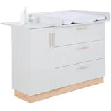 JIMMYLEE MyBaby Wickelkommode Leo, - B/H/T ca. 133,00x101,00x77,00