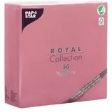 Papstar Servietten "ROYAL Collection" 1/4-Falz 40 cm x 40 cm rosa