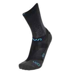 UYN Aero Fahrradsocken black/turquoise 42-44