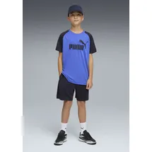 Puma Jungen Essentials No. 1 Logo Poly T-Shirt und Shorts Set 140, New Navy Blue - 140