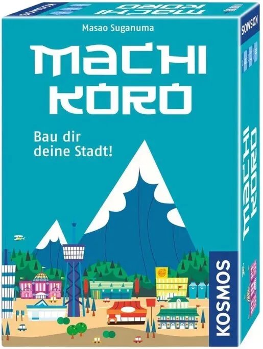 Kosmos 692322 Machi Koro – Bau dir deine Stadt! Kompaktes Kartenspiel, 2-4 Spieler, ab 8 Jahren, Gesellschaftsspiel