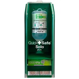 PLUM SAFETY APS Augenspülstation QuickSafe Solo 0,5l+Pflasterrefill B140mm