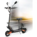 Joyor S8E Elektroroller 45 km/h 800W Sitz faltbar offroad Federung NFC E-Scooter E-Mofa Moped - Schwarz