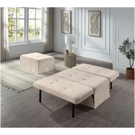 Atlantic Home Collection Multifunktionshocker Finn 100 x 70 x 41 cm Creme