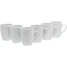 CreaTable Kaffeetasse 0,3 l Weiß 6 St.