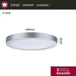 Paulmann Abia 1 rund Chrom matt