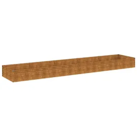 vidaXL Hochbeet 482 x 100 x 36 cm Cortenstahl