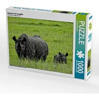 Calvendo Nashorn mit Jungtier Puzzle