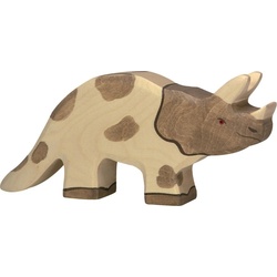Holztiger Tierfigur HOLZTIGER Triceratops aus Holz
