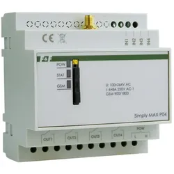 GSM-Fernsteuerungsrelais SMS-Steuerung EIN / AUS / Alarm 4xEingang 4xAusgang SIMPLY MAX P04 F&F 9777