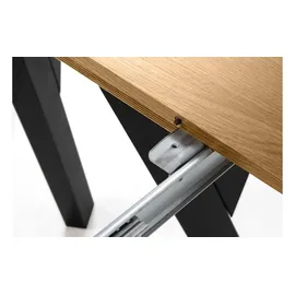 Konsimo Esstisch Ø 100 cm braun