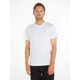 Tommy Jeans T-Shirt in Melange-Optik, Weiss, XXL