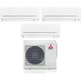 Mitsubishi - electric trial split inverter klimagerät serie ap-vgk 7+7+7 mit mxz-3f68vf2 r-32 wi-fi integrated 7000+7000