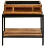 Dehner New York 115 x 94 x 52 cm Braun/Schwarz