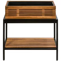 Dehner New York 115 x 94 x 52 cm Braun/Schwarz