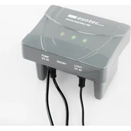 esotec Solar Teichpumpe 6/220 LED mit 6,4V/4Ah LiFe-Akku Solarbrunnen 101023