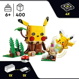 LEGO Pokémon SMART PlayTM: Trainingshaus mit Pikachu Bausatz, Mehrfarbig