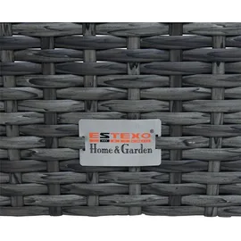 Estexo Loungesessel anthrazit/grau