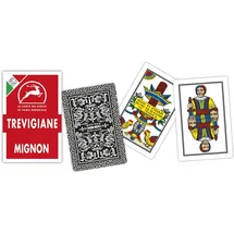 Modiano Trevigiane Mignonkarten – Regionale Spielkarten im Mignon-Format (Kleiner als herkömmliche Karten) – Duplexkarton 320 g/m2 – 100% Made in Italy für Scopa, Briscola, Tresette und Solitär