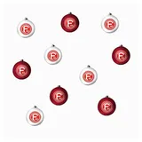 Fortuna Düsseldorf Weihnachtskugeln, Christbaumkugeln 10er-Set
