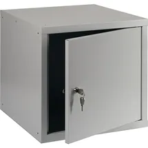 HP Autozubehör Schließfachschrank lichtgrau/lichtgrau H450xB450xT450mm 1 Abteile