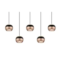 Trio Orbit 1-flg. 100 cm schwarz Metall