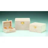 Glorex  Holzbox 8 x 5,5 x 4,5 cm 5-tlg. beige