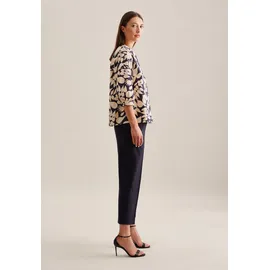 Seidensticker Bluse 'Schwarze Rose' - Beige,Dunkelblau - XS