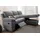 Atlantic Home Collection Ecksofa Conrad L-Form mit Relaxfunktion und Bettkasten 3-Sitzer Grau