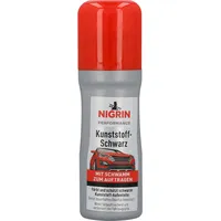 Nigrin Performance Kunststoff-Schwarz 75 ml