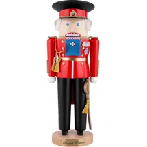 Erzgebirgische Volkskunst Richard Glässer GmbH Nussknacker Charles 25 cm Holz mehrfarbig