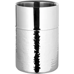 Fink Weinkühler »NASSAU, mit feiner Hammerschlagstruktur«, (1 tlg.), aus Edelstahl, Höhe 18 cm x Ø 12 cm Fink silberfarben