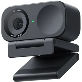 INSTA360 Link 2 C AI-betriebene 4K-Webcam mit 1/2-Zoll-Sensor für erhöhte Details, Pro-Audio, Gestensteuerung, HDR, AI-Tracking, Deskview und Streamer-Modus – Integrierter Datenschutz