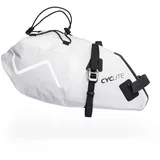 Cyclite Saddle Bag Small 8,0 l grau/weiß