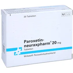 Paroxetin-neuraxpharm 20 mg Tabletten 20 St