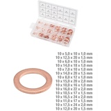 KS Tools Sortiment Kupfer-Dichtringe, Ø 5-17,5mm, 150-teilig