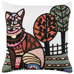 Dekokissen MEHSANA Bouclé 50 x 50 cm Bunt Tiermuster