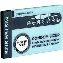 «Condom Sizer» Bestimmen Sie jetzt Ihre Kondomgröße- DE (1 Stück)