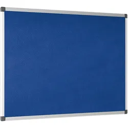Bi-Office Maya blaue Filz Pinnwand mit Aluminiumrahmen 60 x 45 cm