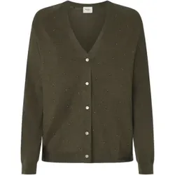 Pepe Jeans für Damen. PL702186 Grüner Halo Cardigan (L), Lässig, Acryl