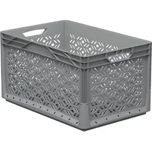 Westfalia Eurobox 60x40x32cm durchbrochen grau 62l - Grau
