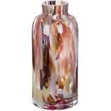 GILDE GLAS art GILDE Vase Roslin H. 22,0 cm Braun