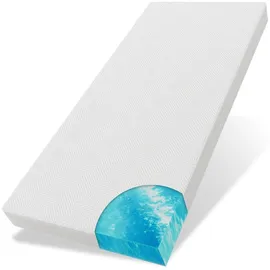 eloneo Gel Topper Matratzenauflage 120 x 200 cm weiß