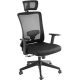 Tectake Phoibe Drehstuhl Schwarz