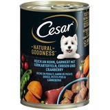 Cesar 6x 400g Cesar Natural Goodness Huhn Hundefutter nass