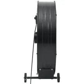 vidaXL Trommelventilator 77 cm Bodenventilator Schwarz