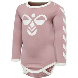 hummel hmlFLIPPER langarm Baby-Body woodrose 86
