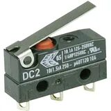 ZF DC2C-A1LB Mikroschalter DC2C-A1LB 250 V/AC 10 A 1 x Ein/(Ein) IP67 tastend 1 St.