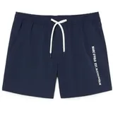 Marc O'Polo Badeshorts Essentials Blau/Weiß XL